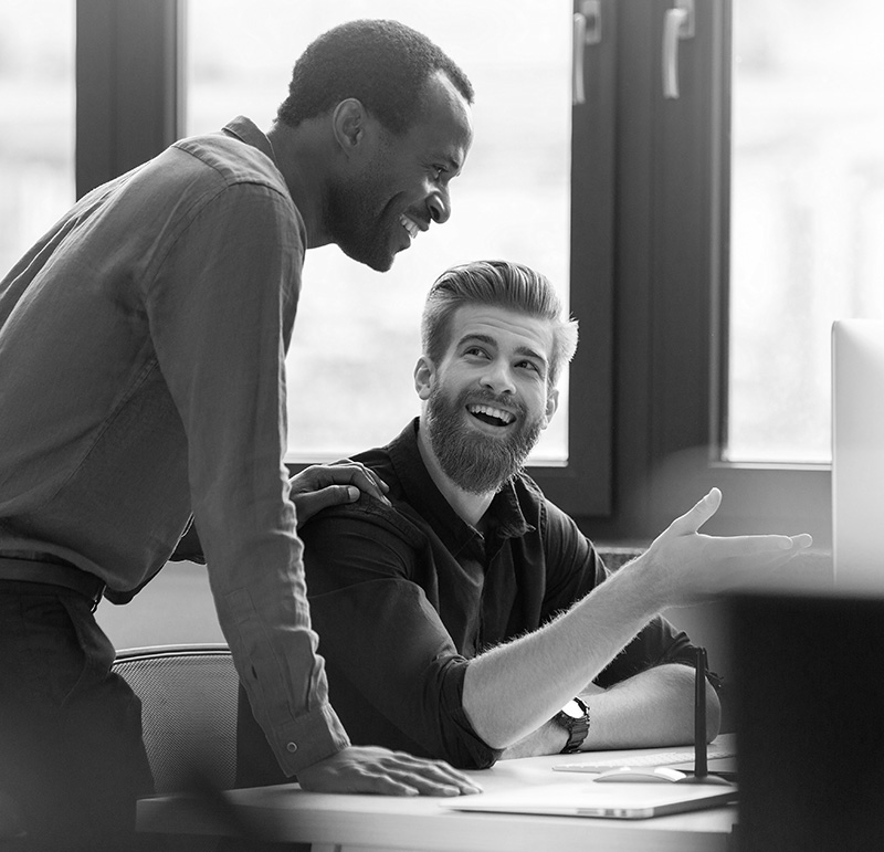 One-on-one peer support session